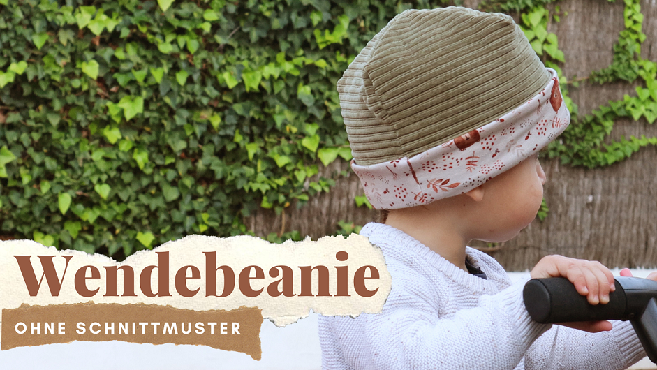 DIY - Wendebeanie nähen ohne Schnittmuster