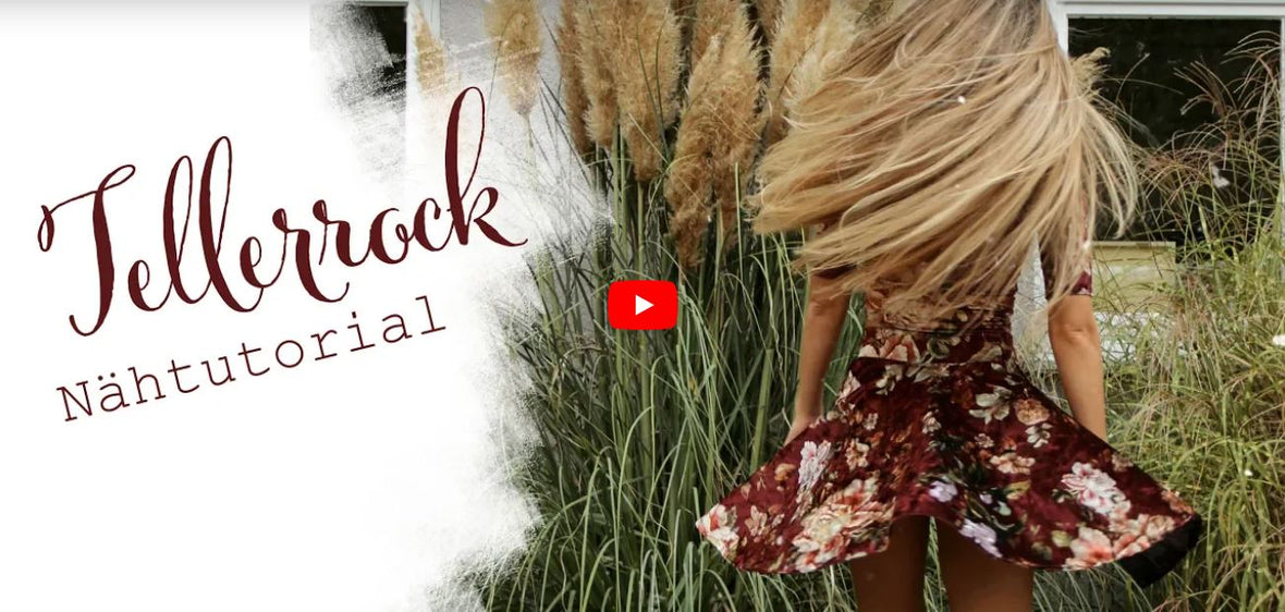 DIY - Tellerrock nähen ohne Schnittmuster