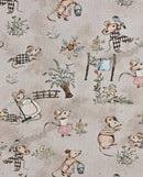 Alpensweat Digitaldruck Mäuse beige *Ab 50cm-2