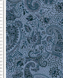 Baumwolljersey Paisley dunkelblau *Ab 50cm-3