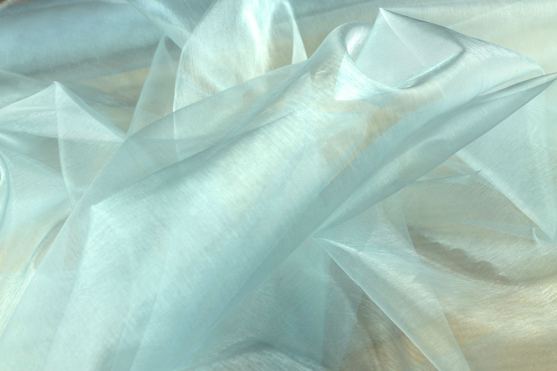 Buy 002-h-blue Organza *From 50 cm