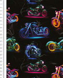 Wintersweat Digitaldruck Motorrad neon *Ab 50 cm-4