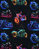Wintersweat Digitaldruck Motorrad neon *Ab 50 cm-1