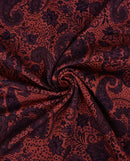 Baumwolljersey Paisley rot *Ab 50cm-2