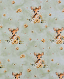 Baumwolljersey Rehkitz mint *Ab 50cm-4