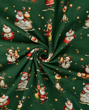 Baumwolljersey Weihnachten grün *Ab 50cm-2