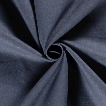 Kaufen 806-stahlblau Strukturleinen mit Baumwolle *Ab 50 cm
