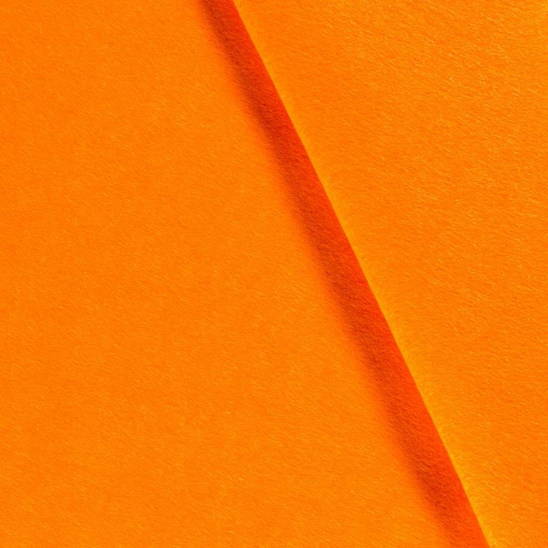 Acheter 037-orange Feutrine artisanale de 1,5 mm d&#39;épaisseur *À partir de 50 cm