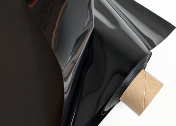 Acheter 347-schwarz Lackfolie Meterware - Doppelt gelegt = 2 x (15m x 130cm) auf 30 Meter Rolle