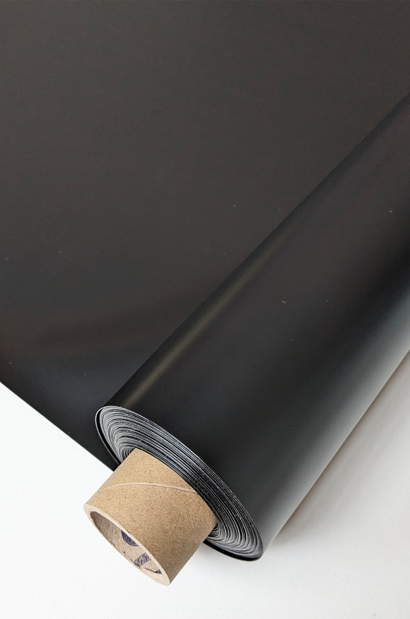 Lackfolie Premium Meterware einlagig schwarz *30 Meter Rolle