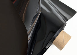 Lackfolie Premium Meterware einlagig schwarz *30 Meter Rolle - 0