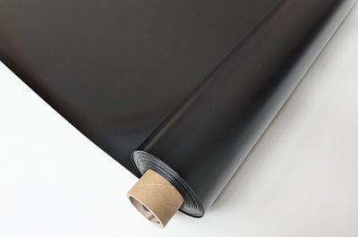 Lackfolie Premium Meterware einlagig schwarz *30 Meter Rolle