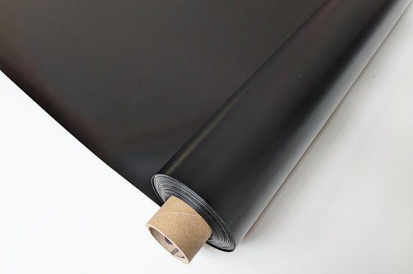 Lackfolie Premium Meterware einlagig schwarz *30 Meter Rolle