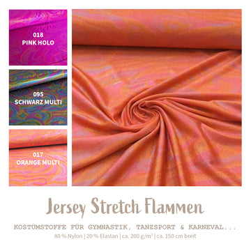 Jersey Stretch Holo-Glitzer *Ab 50cm