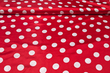 Kaufen 020-weiss-auf-rot PE-Satin Punkte *Ab 50 cm