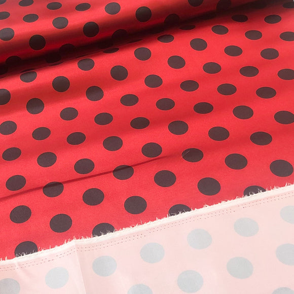 PE-Satin Punkte *Ab 50 cm