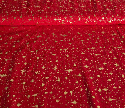 Kaufen 050-rot Chiffon Sterne *Ab 50 cm