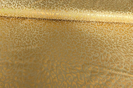 Buy 035-gold Jersey Stretch Glitzer-Leo *Ab 50cm