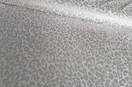 Buy 075-weiss Jersey Stretch Glitzer-Leo *Ab 50cm