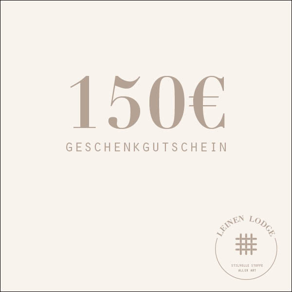 Leinen Lodge Geschenkgutschein