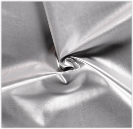 Acheter 170-metallic-silber Kunstleder uni &amp; metallisch *Ab 50cm