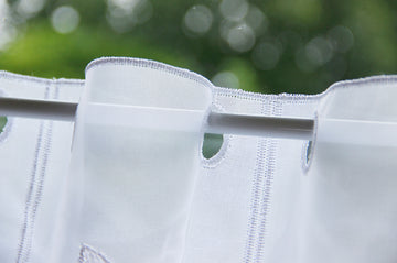 Gardinenstoff Blätterranken Meterware | 30-60cm Höhe *Preiseinheit = 1m - 0