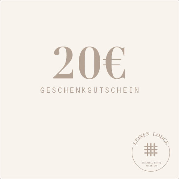 Chèque Cadeau Linen Lodge