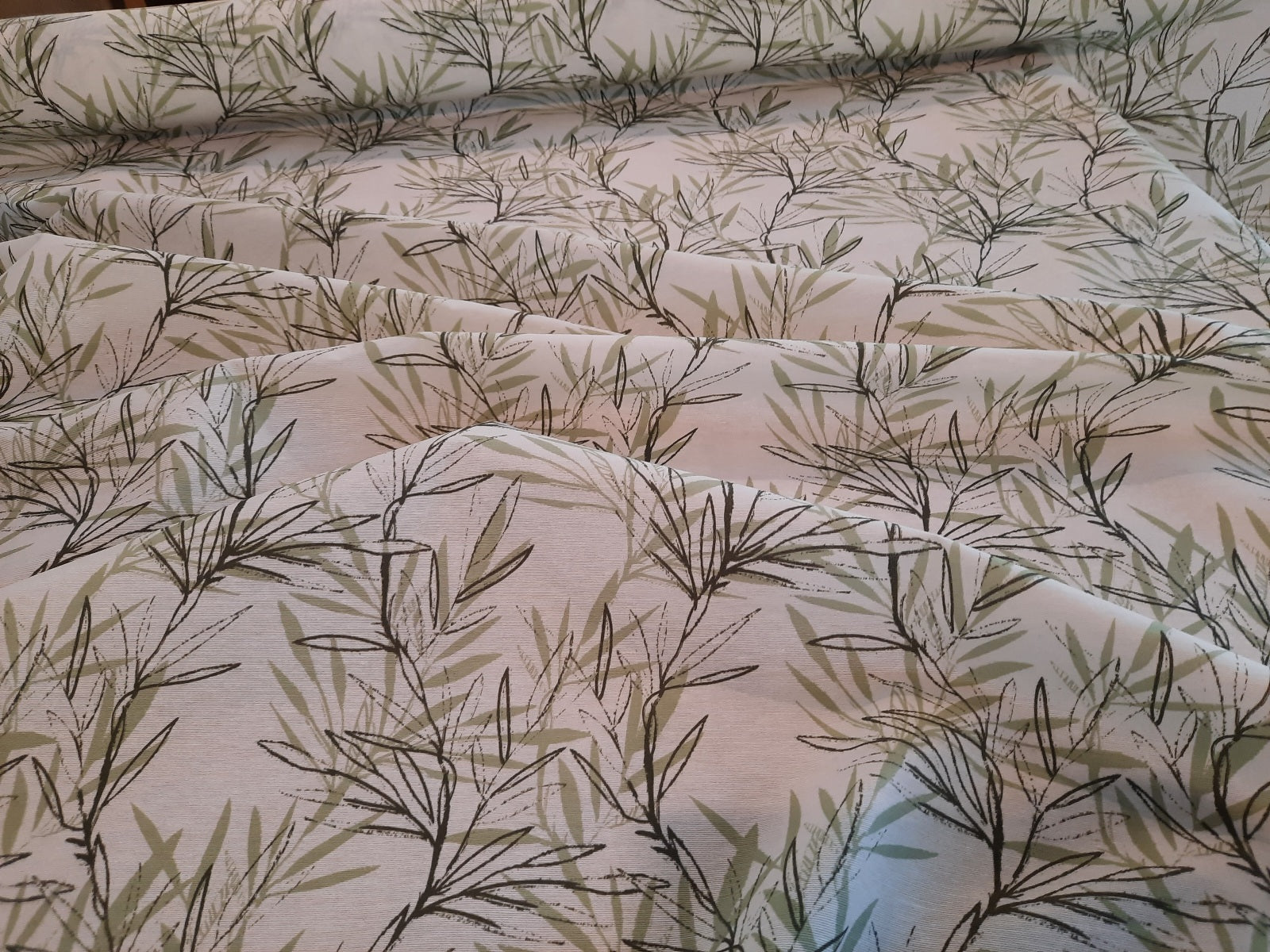 Tissu pour nappe - Arbuste Vert *A partir de 50 cm
