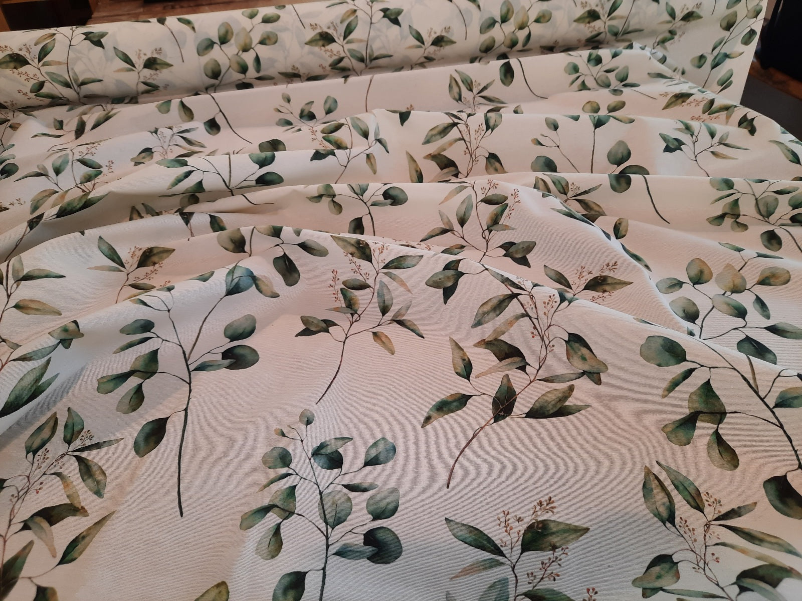Tablecloth fabric - olives *From 50 cm