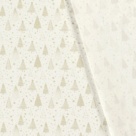 Kaufen 011-tannenbaume-creme Baumwolle Weihnachten *Ab 50 cm