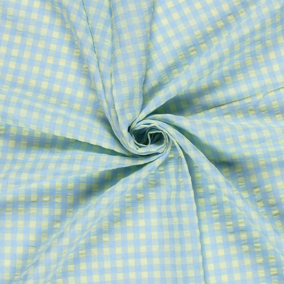 Seersucker Karo  * Ab 50cm