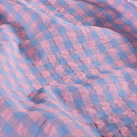 Buy 006-jeans-altrosa Seersucker Karo  * Ab 50cm