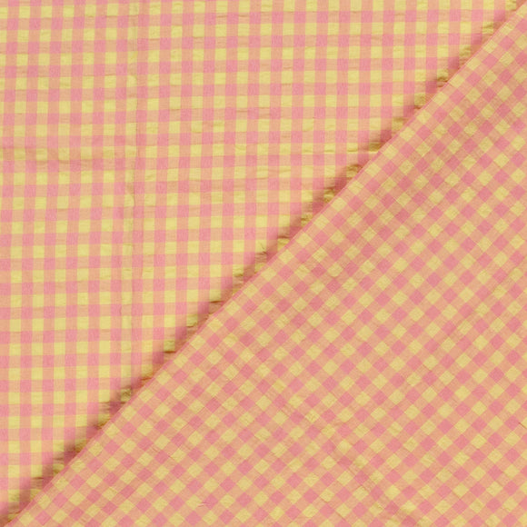 Seersucker Karo  * Ab 50cm