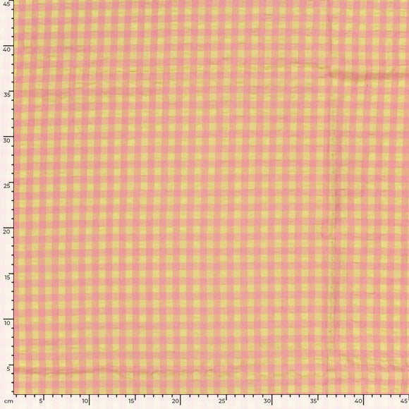 Seersucker Karo  * Ab 50cm