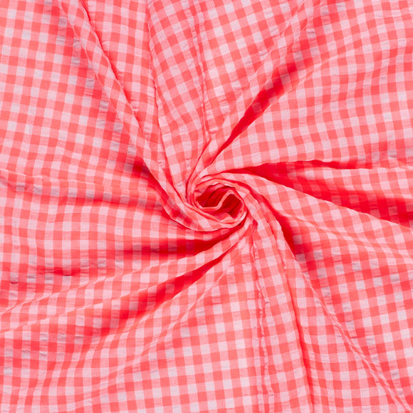 Seersucker Karo  * Ab 50cm