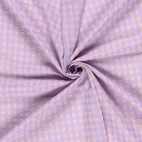 Seersucker Karo  * Ab 50cm
