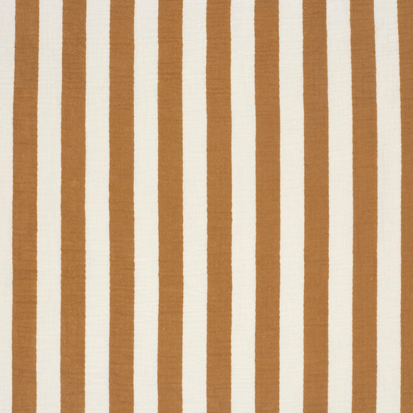 Musselin bedruckt Blockstreifen *Ab 50 cm