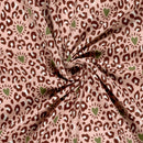 Musselin bedruckt Leo-Herzen rosa *Ab 50 cm-3