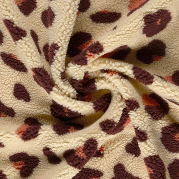 Sherpa Fleece Leo beige *Ab 50cm - 0