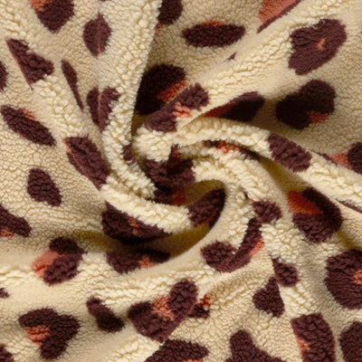 Sherpa Fleece Leo beige *Ab 50cm - 0