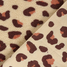 Sherpa Fleece Leo beige *Ab 50cm
