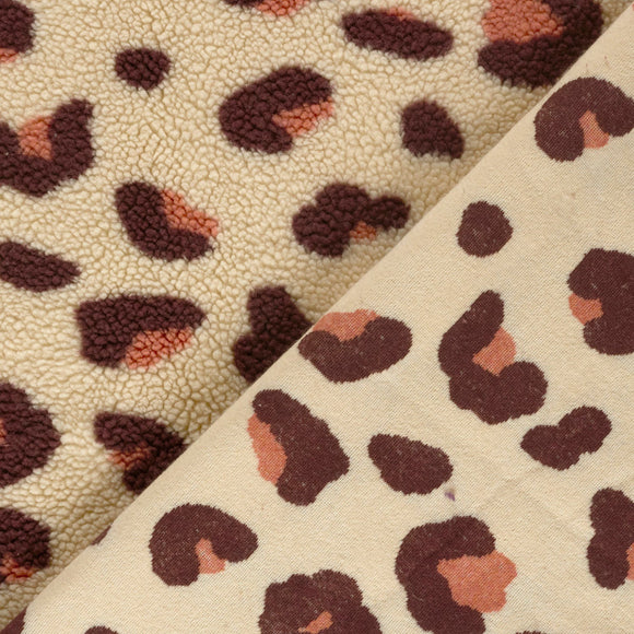 Sherpa Fleece Leo beige *Ab 50cm