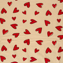 French-Terry Herzen beige *Ab 50cm-3