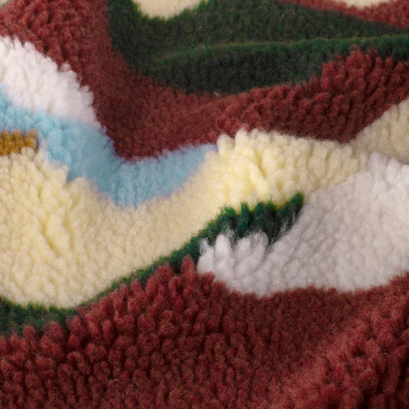 Sherpa Fleece Streifen *Ab 50 cm