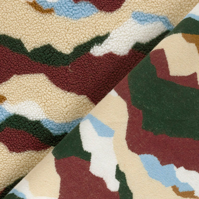 Sherpa Fleece Streifen *Ab 50 cm