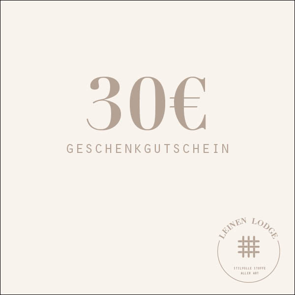 Leinen Lodge Geschenkgutschein