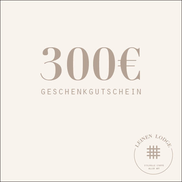 Leinen Lodge Geschenkgutschein