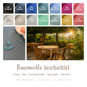 Coton enduit * A partir de 50cm