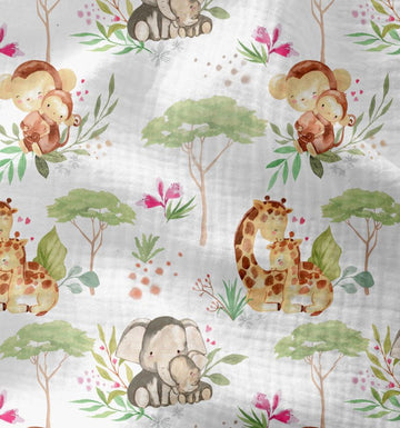 Musselin Tierbabys Safari *Ab 50 cm