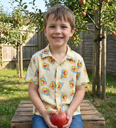 Musselin Apfelsaft creme *Ab 50 cm - 0